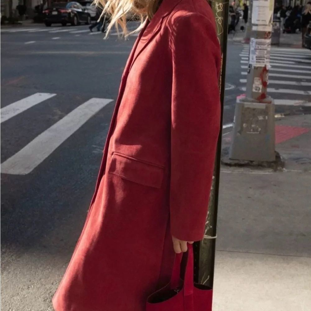 ZARA suede NWT tail coat - Picture 2 of 6